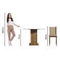 thumbnail image 5 of Juego de Comedor con Mesa Redonda y 4 Sillas Madesa Madu, 5 of 5
