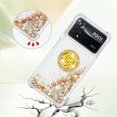 thumbnail image 5 of Glitter Case for Xiaomi Poco X4 Pro 5G, Bling Sparkle Floating Liquid Soft TPU Cushion Fashion Girly Women Girls Clear with Ring Holder Phone Cover for Xiaomi Poco X4 Pro 5G  Gold, 5 of 12