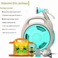thumbnail image 2 of Garden Watering Household 35m Hose Car Handheld Wall-Mounted Multifunctional Flower Sprinkler Water Gun Watering Hose Car (Blue), 2 of 8