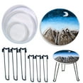 thumbnail image 5 of Ocean Table Resin Molds Round Stool Molds Silicone Desk Mold for Epoxy Resin, 5 of 16