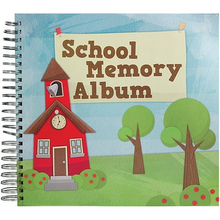 Karen Foster School Memories Spiral Bound Album, 12" x 12"