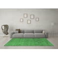 thumbnail image 3 of Ahgly Company Indoor Rectangle Oriental Emerald Green Industrial Area Rugs, 2' x 4', 3 of 4