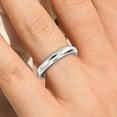 thumbnail image 4 of 4mm Comfort Fit 10k White Gold Wedding Ring, 4 of 4
