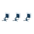 thumbnail image 2 of Bewildely Ganchos de pared de 4 garras Soporte de almacenamiento Giratorio de 360 ° sin perforaciones Accesorio de suspensión giratorio Type1 NO1, 2 of 6