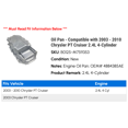 thumbnail image 2 of Pan - Compatible with 2003 - 2010 Chrysler PT Cruiser 2.4L 4-Cylinder 2004 2005 2006 2007 2008 2009, 2 of 2