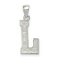 thumbnail image 1 of Collier Monogramme Initiale Lettre L en Argent Sterling 925 Pendentif Charme, 1 of 8