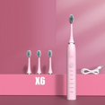 thumbnail image 1 of Electric Toothbrush Powerful Sonic Cleaning Rechargeable Waterproof Toothbrush For Kids Children, 1 of 2