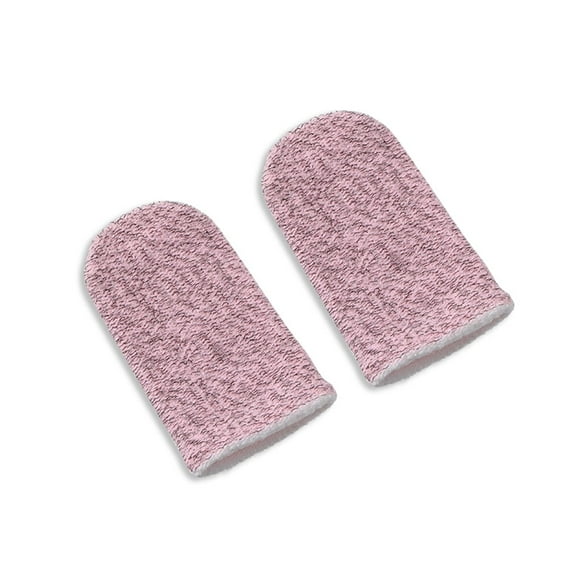 ZLight 2 Pieces Sweatproof Fingertip Mobile Carbon Fiber Sleeves Seamless Cellphones Game Stretch Controllers Accessories No.03 1Set