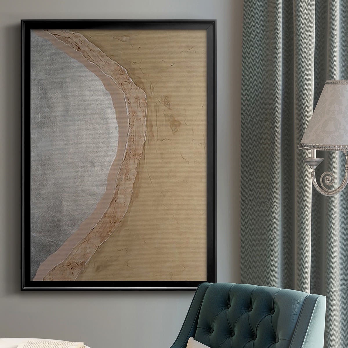 Silver Lake I Premium Framed Print, in Gold, Black, or Silver - Ready to Hang