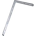 thumbnail image 1 of Regla de Metal de 500mm, Regla de medición cuadrada de acero inoxidable, regla de ángulo doble en forma de L para herramientas de costura de cuero hechas a mano Diy, 1 ud., 1 of 5