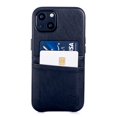 thumbnail image 6 of Dockem iPhone 13 Exec M2 Wallet Case; Built-in Metal Plate, 2 Card Slots, Premium Synthetic Leather, Black, 6 of 9