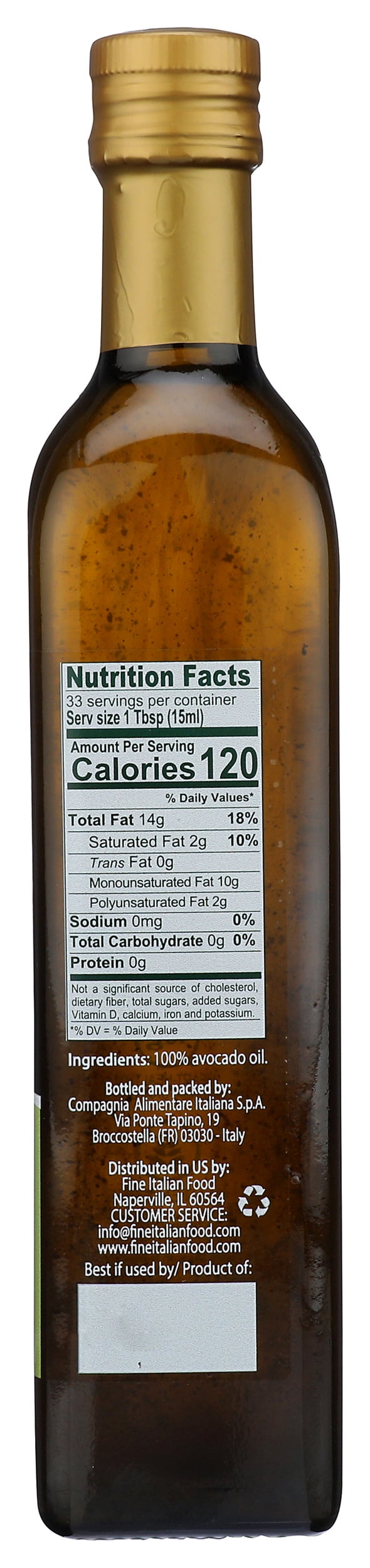 Pack of 6, Mantova Avocado Oil, 17 oz