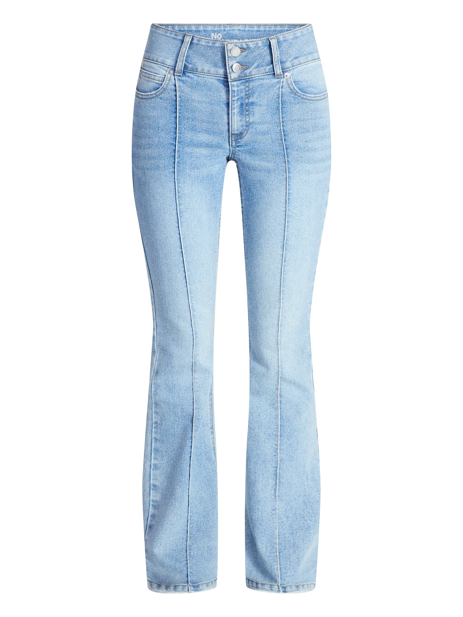 No Boundaries Pintuck Mini Bootcut Jeans, 32.5'' Inseam, Women's 00-20
