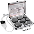 thumbnail image 1 of Set de masaje Hot Stones de basalto AICNLY, 10 unidades con kit calentador, 1 of 7