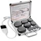 thumbnail image 1 of Set de masaje Hot Stones de basalto AICNLY, 10 unidades con kit calentador, 1 of 7