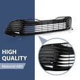 thumbnail image 6 of Black Front Bumper Upper Lower Grille Trim Fit for Toyota Camry LE XLE 2018-2020, 6 of 10