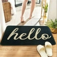 thumbnail image 2 of Hello Door Mat Welcome Mats Indoor Outdoor,Rubber Non Slip 30"x17"Durable Floor Mat Non Slip Rug Ultra Absorb Mud Easy Clean Front Doormat for Entryway,Patio,Kitchen and Living Room, 2 of 6
