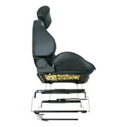 Procar 80-1400-53L LH-Side Low Back White Vinyl Bucket Seat Fits select: 1975-2003 FORD F150, 1993-2007 HONDA CIVIC