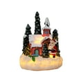 thumbnail image 4 of yotijay Christmas Figurine Village House Statue Collection Crafts Artwork Decoration for Red House, 4 of 9