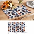 thumbnail image 6 of Vintage Style Placemats Set of 2, Retro Palm Leaf Watercolor Design Non-Slip Place Mats Washable Table Mats for Kitchen Dining Table Decorations Indoor/Outdoor, 6 of 9