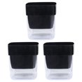 thumbnail image 1 of Mosiee 3 Pcs Pots Auto-Arrosants avec Drainage Réservoir Visible Pots Double Couche Plastique, 1 of 8