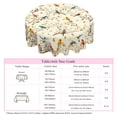 thumbnail image 6 of Janvonne Vintage Birds & Butterflies Round Tablecloth 60 Inch, Waterproof Spring Floral Bird Table Cover for Kitchen Dining, Patio and Home Decor, 6 of 6