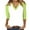 Light Green_01621, variant on Hearthz Womens Raglan Shirts 3/4 Sleeve V Neck Baseball Shirt Color Block Summer Work Tops for Women Fall Womens Summer Blouse