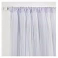 thumbnail image 2 of DyGTyX Lace Tulle Overlay Thermal Insulated Solid Blackouts - Rod Pocket - Set of 2 Panels - 52" W x 84" L - LILAC, 2 of 8