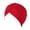 Red, variant on Women's Solid Color Stretch Turban Cap, Comfortable Head Wrap for Daily Wear, Modest Fashion, and Quick Hairstyle, Soft and Breathable Fabric for All-Day Comfort Black