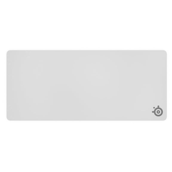 SteelSeries QcK Heavy Gaming Mousepad — Thicker, Non-Slip Silicone Rubber Base, Optimized for Gaming — XXL Size 900 mm x 400 mm x 4 mm — White
