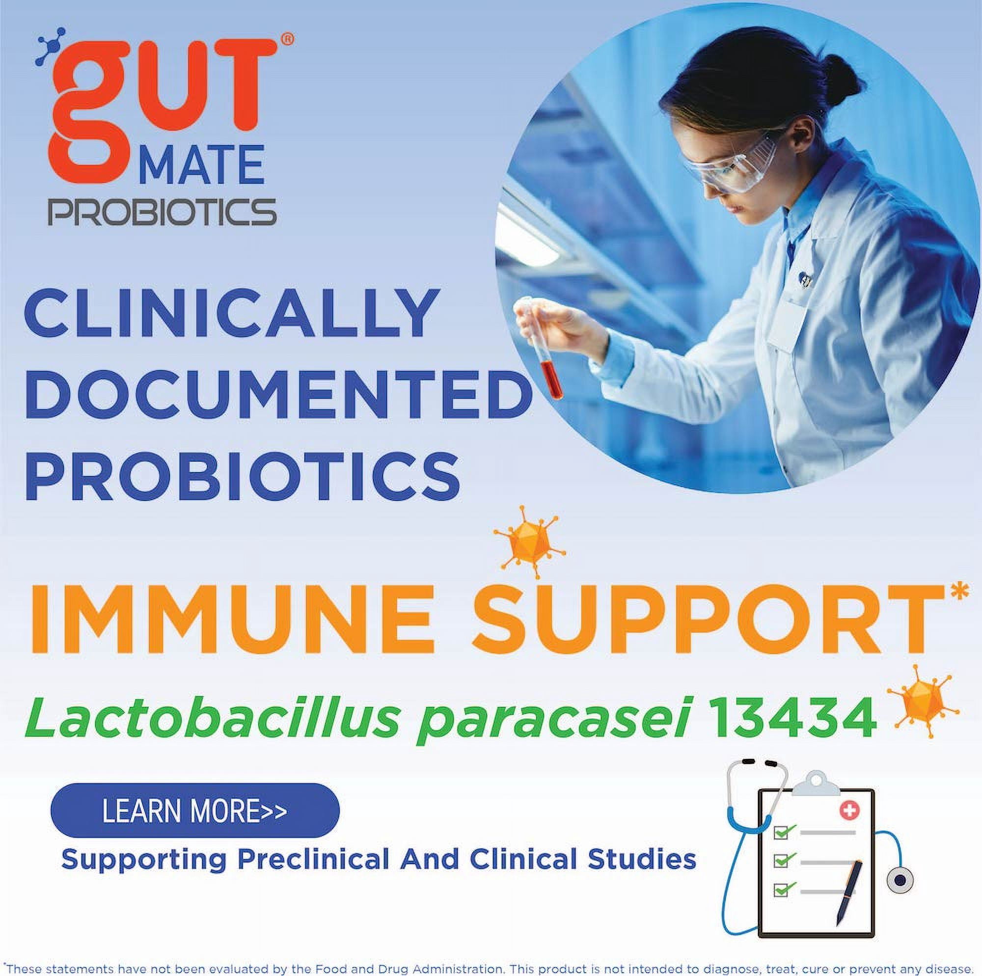 Gut Mate® Probiotics - 120 Count