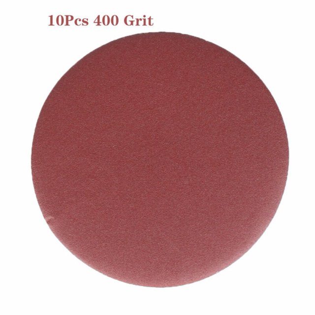 10pcs 5inch/125mm 40-2000Grit Round Shape Disk Sand Sheets Sandpaper Polishing