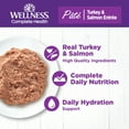 thumbnail image 4 of Wellness Complete Health Pate Adult Wet Cat Food, Natural, Protein-Rich, Grain Free, 12.5 Ounce, 12 Pack, (Turkey & Salmon), 4 of 9