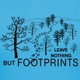 thumbnail image 3 of CafePress - Leave Nothing But Footprints Women's Dark T Shirt - Women's Traditional Fit Dark T-Shirt, 3 of 4