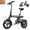 Black-yellow, variant on FLYRUN 14" Folding Electric Bike for Adults, 500W Peak Motor, 36V 280.8Wh Battery, 20MPH,Mini Ebike, LCD Display, UL2849