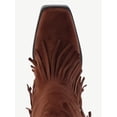 thumbnail image 5 of No Boundaries Faux Suede Fringe Booties, Women's, 5 of 7