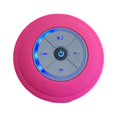 thumbnail image 1 of Xingzhi LED Bluetooth Speaker Bathroom Shower Waterproof Portable Wireless Speaker Round Shape Rechargeable Red, 1 of 8