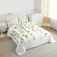 thumbnail image 3 of Castle Fairy Love Heart Print 3 Pieces Queen Comforter Set for Kids Teens Adults,Green Tree Leaves Ultra Soft Bedding Sets,Happy Valentine's Day Bedding Comforter Set Breathable,Luxury Bedroom Decor, 3 of 8
