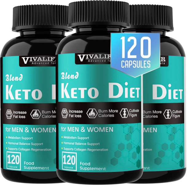 Keto Pills, 3 Pack Appetite Suppressant for Weight Loss, Fat Burners