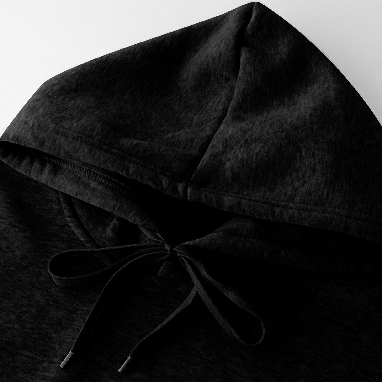 Mens and Big Mens Fleece Hoodies with Long Sleeve, Lightweight Basis Pullover Sweatshirt Hooded ,Big and Tall Black,Size XXL