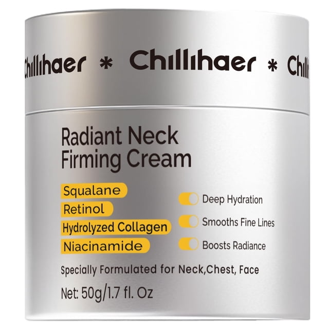 Crema reafirmante de cuello Chillihaer 8 en 1 Radiant para mujeres y hombres
