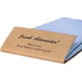 thumbnail image 2 of Jacob Alexander Linen Handrolled 15" x 15" Pocket Square Hanky - Baby Blue, 2 of 4