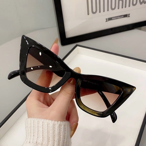 Typpkmm Big Frame Vintage Square Sunglasses Women Men Eye Sun Glasses Eye Glasses Goggle Square Male Female Rectangle Sunglasses