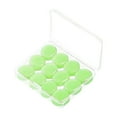 thumbnail image 1 of WHEANG Décoration pour la Maison 10 Paires de Bouchons d'Oreilles pour Dormir Bouchons d'Oreilles en Silicone Réutilisables et Moulables Bouchons d'Oreilles Doux à Réduction de Bruit Concert 40 dB Nrr (Multicolore) I Vert, 1 of 8
