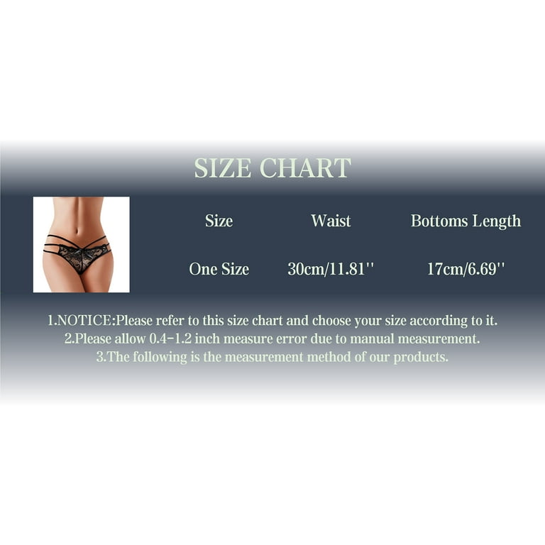 ZMHEGW Womens Underwear Seamless Lace Thongs G String Lingerie For For Low  Waist Thongs G String Thong Panty Ladies Panties 