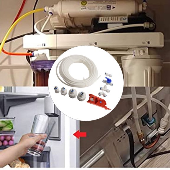15M Water Line Connection Set Refrigerator/Coolers Connection Kit YIWEI