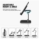 thumbnail image 1 of CHAO Soporte universal ajustable para tableta, soporte de escritorio, soporte de escritorio, soporte para iPhone, Samsung, iPad, negro, 1 of 3