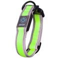 thumbnail image 1 of Light up Dog Collar Adjustable Rechargeable Glowing Pet Collar Dog Safety Light, 1 of 10