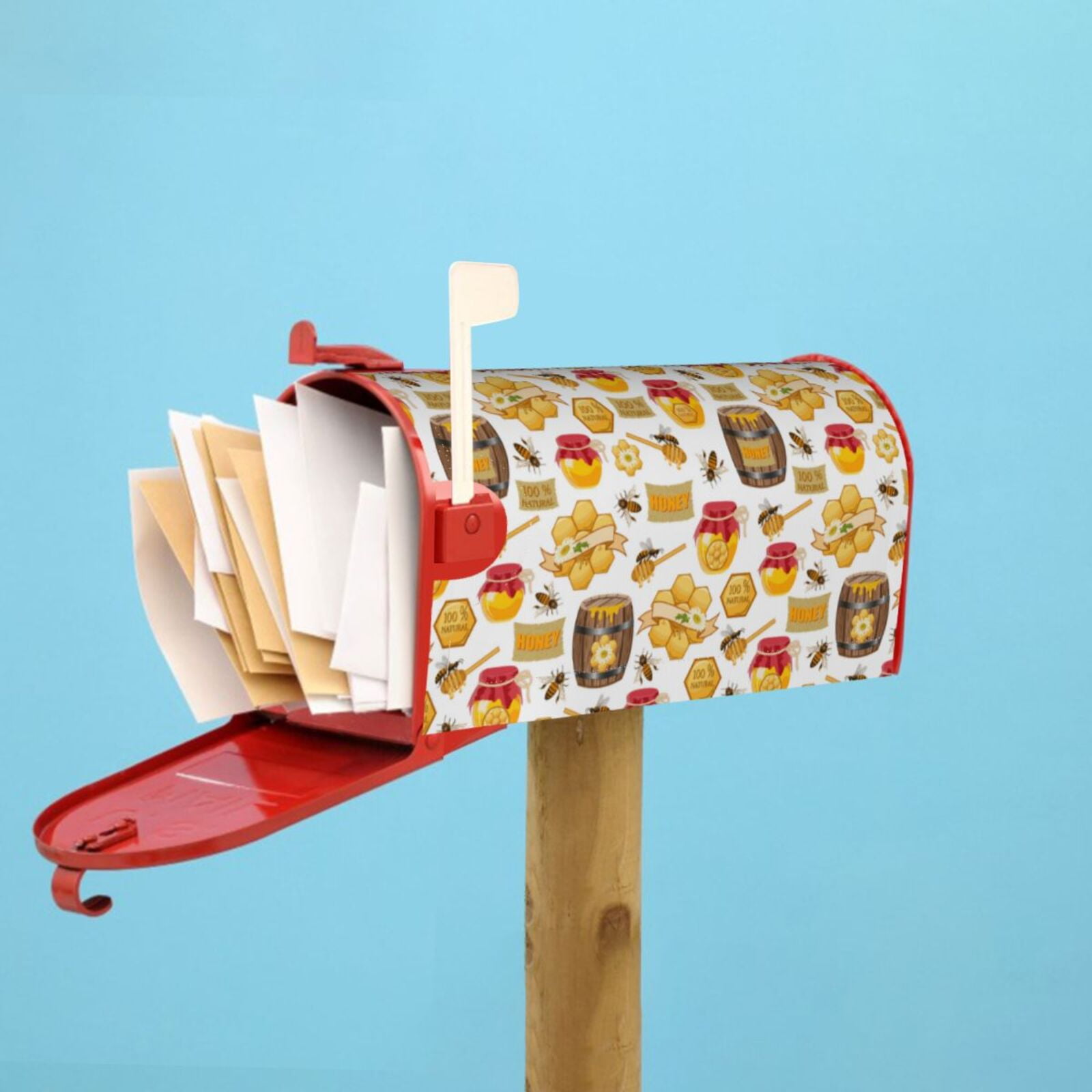 Kdxio Magnetic Mailbox Cover 25.5x21 in Mailbox Cover Outdoor Decoration Holiday Mailbox Covers for Home Garden Yard-25.5x21 in