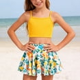 thumbnail image 2 of MuXiKeJi Clothes Girls Swimsuit Two Piece Bathing Suit Adjustable Straps Kids Bikini Sets Swimwear 9-16Y, 2 of 5